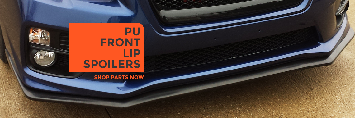 Front lip spoilers